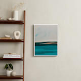 "Hawaiian Reef Abstract Painting" - Art Print in turquoise blue by Caryn Owen - In a Room