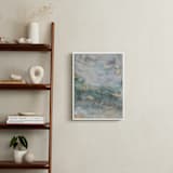 "Luminous Smoke No. 1" - Art Print in Sage & Gold by Julia Contacessi - In a Room