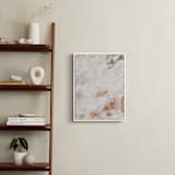 "Whispered 1" - Art Print in coral by Melanie Severin - In a Room