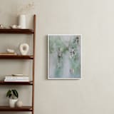 "Leaf It Alone" - Art Print in Sage Green by Christine Olmstead - In a Room