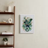"Emerald Gems" - Art Print in Emerald Green by Yao Cheng Design - In a Room