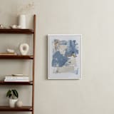 "On the Rocks No. 2" - Art Print in Wedgewood Blue by Julia Contacessi - In a Room