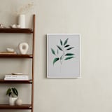 "Magnolia Foliage" - Art Print in Ivory by jinseikou - In a Room