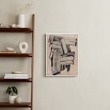 "Zickafoose" - Art Print in Charcoal by Misty Hughes - In a Room