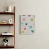 "Our Hearts" - Art Print in Cream Puff by Yaling Hou Suzuki - In a Room
