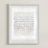 "Weaving Toward One Another" - Art Print in Chalk and Charcoal by Khara Ledonne - Framed