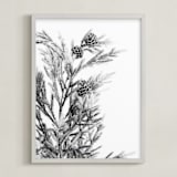 "wild green" - Art Print in ink by Baumbirdy - Framed