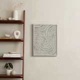 "Maze" - Art Print in Fog Grey by Alisa Galitsyna - In a Room