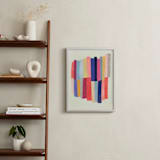"Barred" - Art Print in White by melanie mikecz - In a Room