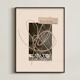 "Curl Up & Settle In" - Art Print in Original by Kimberly Young - Framed
