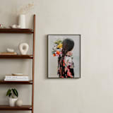 "Flourish" - Art Print in Peony by Alicia Abla - In a Room