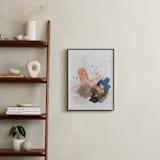 "Divide #1" - Art Print in Pacific Blue by Christine Olmstead - In a Room
