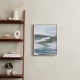 "Spring Freshet" - Art Print in Smokey Blue by Karen Kaul - In a Room