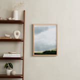 "Highland View 2" - Art Print in Cloud Gray by Jacquelyn Sloane Siklos - In a Room