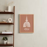 "Boho Geo Mobile" - Personalized Art Print in Toffee by Iveta Angelova - In a Room