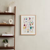 "The Most Colorful Alphabet" - Art Print in Rainbow by lulu and isabelle - In a Room