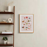 "Find Me on the Farm" - Art Print in Taupe by Francesca Iannaccone - In a Room