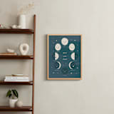 "Faces of the Moon" - Art Print in Slate by Ani Somi - In a Room