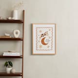 "Love You to the Mooon and Back" - Art Print in Golden Brown by Sabrina Excene - In a Room