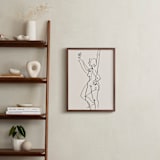 "Transfiguration 02" - Art Print in Ivory Black by Catilustre - In a Room