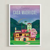 "Discover Disney's Casa Madrigal" - Art Print in Tropical by Erica Krystek - Framed