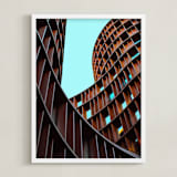 "Linjer in Color" - Art Print in Steel by Kate Baird - Framed