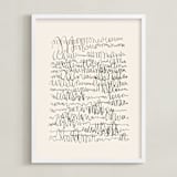 "Nature, you and me N.4 I" - Art Print in Monochrome by Catilustre - Framed