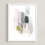 "Weathered" - Art Print in Slate by Melanie Severin - Framed