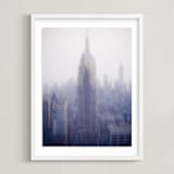 "empire state" - Art Print in Twilight by Kaitlin Rebesco - Framed