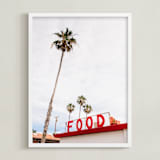 "Zuma Beach Malibu No. 7" - Art Print in Color by Kamala Nahas - Framed