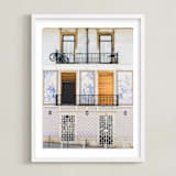 "Tiles of Portugal" - Art Print in Portuguese Tile by Annie Montgomery - Framed