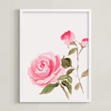 "Enchanted Garden 1" - Art Print in Floral by Arohika Verma - Framed