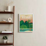 "Escape to Motunui" - Art Print in Sunset by Erica Krystek - In a Room