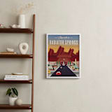 "Stop Over In Radiator Springs" - Art Print in Desert by Erica Krystek - In a Room