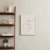 "Tinkerbell's Magic" - Art Print in Cream by Teju Reval - In a Room