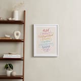"Princess Traits" - Art Print in Tiara by Carolyn Kach - In a Room