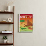 "Journey to the Disney's Pride Lands" - Art Print in sunset by Erica Krystek - In a Room