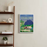 "Relax in Disney's Kokaua Town" - Art Print in Palm by Erica Krystek - In a Room