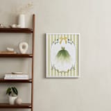 "Disney Princess Tiana Dress-Up" - Art Print in Green by Kamala Nahas - In a Room
