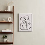 "Abstract line 1" - Art Print in cotton by Cass Loh - In a Room