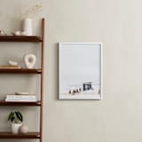 "High Country Home" - Art Print in Snow by Jamie Lollback - In a Room