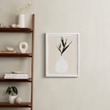 "Centerpiece" - Art Print in Beige by AK Graphics - In a Room