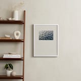 "Sand and Sea 2" - Art Print in Deep Sea Blue by Shawna Urban - In a Room