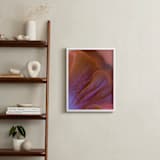 "Dreamy Oyster Mushroom" - Art Print in Coral Pink by Elena Kulikova - In a Room