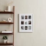 "Framed Photo: Nine Photo" - Framed Photo in Cloud by Olivia Kanaley Inman - In a Room
