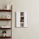 "Framed Photo: Triple Gallery" - Framed Photo in Cotton by Angela Thompson - In a Room