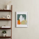 "Things unsaid 2" - Art Print in Leaf Green by Erin McCluskey Wheeler - In a Room