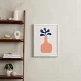 "Modern Vase #1" - Art Print in Blush by Field and Sky - In a Room