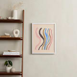 "Waves and Waves" - Art Print in Warm Sand by Elliot Stokes - In a Room