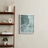 "Washed Over" - Art Print in Steel Blue by Melanie Severin - In a Room
